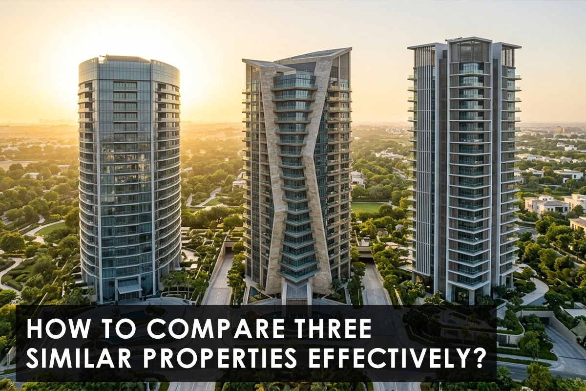 How To Compare Three Similar Flats Without Getting Confused